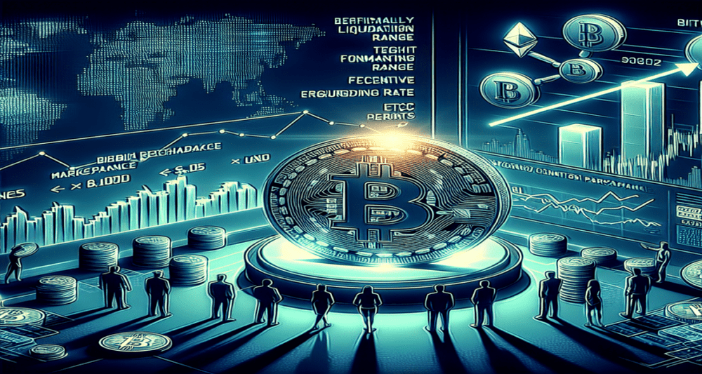 Modern cryptocurrency market landscape with OpenSea vs. SEC, BTC at $59.7k, ETH at $2545 glowing, Solana at $146, fluctuating trends, and key metrics.