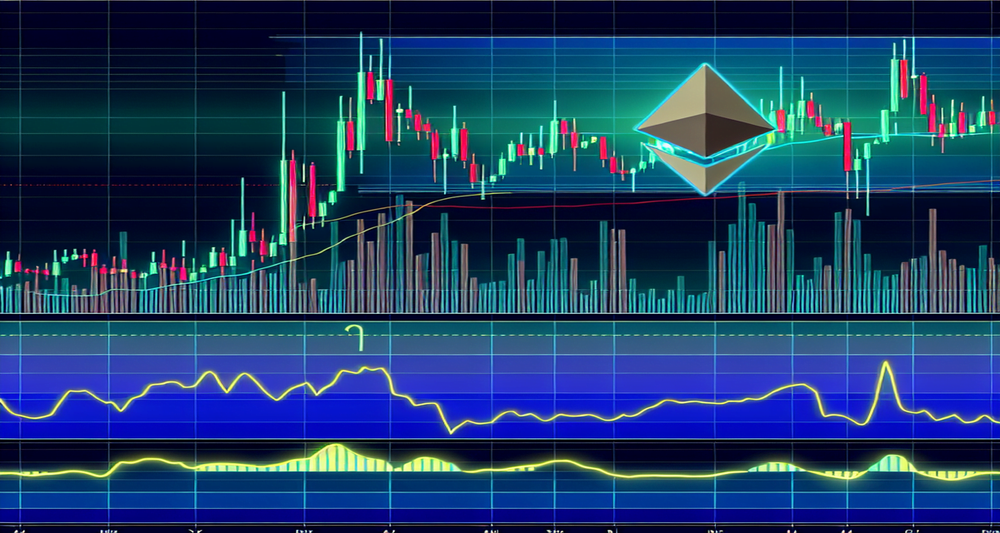 High-resolution image of Ethereum price analysis with ETH logo, daily and 4-hour charts, RSI below 50%, and marked $2,200 support and $2,700 resistance.