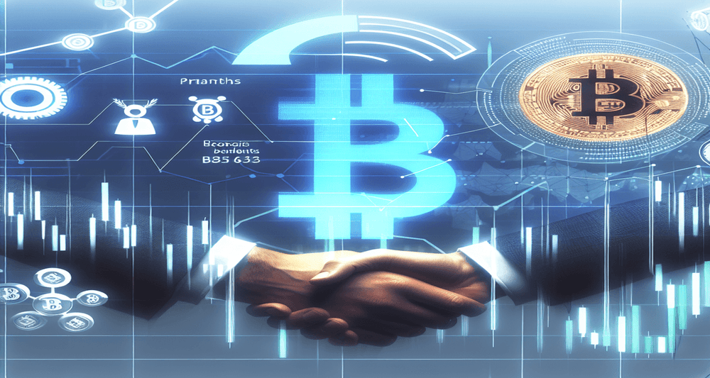 A sleek, modern image of Metaplanet Inc. in a business setting, featuring the Bitcoin symbol, rising stock charts, and futuristic tech elements.